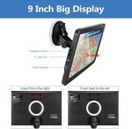 9-Inch GPS Navigator with Offline Maps & Voice Guidance