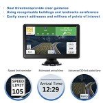 7-inch GPS Navigator with Voice Guidance & Maps