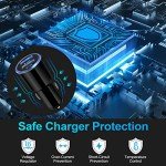 Dual Port Fast USB Car Charger - 2 Pack