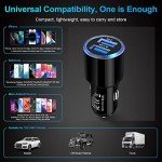 Dual Port Fast USB Car Charger - 2 Pack