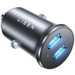 LISEN 90W Fast USB C Car Charger Adapter