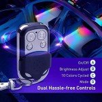 Smart RGB Car Lights with APP & Music Sync