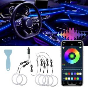 Smart LED Interior Car Lights with USB Port