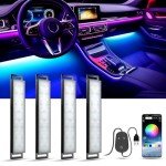 RGB LED Car Interior Lights with APP Control