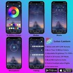 Jushope RGB LED Strip Lights for Cars