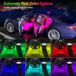 RGB LED Car Interior Lights with APP Control