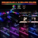 Dynamic LED Strip Lights for Car Interior