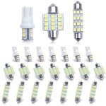 YOGEIER 24-Piece LED Car Interior Bulb Set