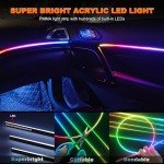 Dynamic LED Strip Lights for Car Interior