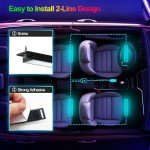 RGB LED Car Interior Lights with APP Control