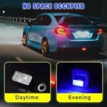 USB LED Car Interior Atmosphere Lights Kit (4 PCS)