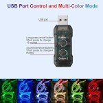 LED Car Strip Lights with USB Control & Music Sync