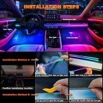 Dynamic LED Strip Lights for Car Interior