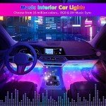 Smart RGB Car Interior Strip Lights with Music Sync