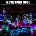 LED Car Strip Lights with USB Control & Music Sync