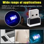 USB LED Car Interior Atmosphere Lights Kit (4 PCS)
