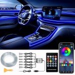 RGB Interior Car LED Strip Light Kit