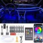 9-in-1 LED Car Interior Lighting Kit