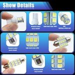 YOGEIER 24-Piece LED Car Interior Bulb Set