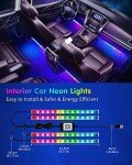 Smart RGB Car Interior Strip Lights with Music Sync