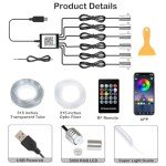 RGB Interior Car LED Strip Light Kit