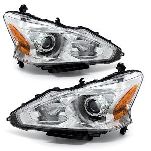 Nissan Altima 2013-2015 Headlight Assembly Pair