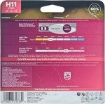 Philips H11 VisionPlus Upgrade Headlight Bulbs, 2 Pack
