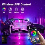 RGB Ambient Car Lights with App & Remote Control