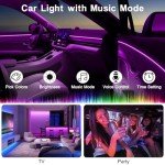 9-in-1 LED Car Interior Lighting Kit