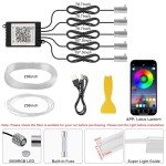 RGB Ambient Car Lights with App & Remote Control