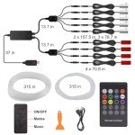 9-in-1 LED Car Interior Lighting Kit
