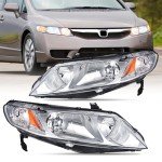 Nilight Headlight Assembly for 06-11 Honda Civic