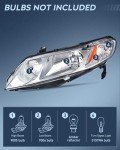 Nilight Headlight Assembly for 06-11 Honda Civic