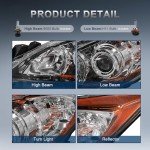 Mazda 3 Halogen Headlight Assembly Pair 2010-2013