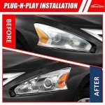 Nissan Altima 2013-2015 Headlight Assembly Pair
