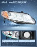 Nilight Headlight Assembly for 06-11 Honda Civic