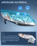 Nilight Headlight Assembly for 06-11 Honda Civic