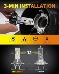 Ultra-Bright H7 Halogen Fog Light Bulbs, 2-Pack