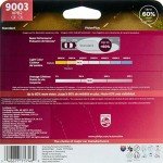Philips 9003 VisionPlus Headlight Bulbs, 2 Pack