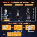 RCJ H11 Cool White Fog Light Bulbs - 2 Pack
