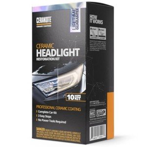 Ceramic Headlight Restoration Kit – 10 Wipes
