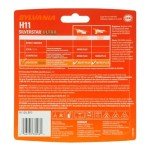Sylvania H11 SilverStar Ultra Halogen Headlight Bulbs