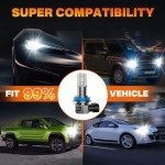 RCJ H11 Cool White Fog Light Bulbs - 2 Pack