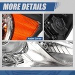 Sonata Projector Headlight Lamps 2011-2014, Chrome
