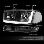 LED Headlight & Bumper Lamp Set for Sierra/Yukon