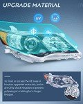 Nilight Headlight Assembly for 2012-2014 Toyota Camry