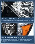 Nilight Headlight Assembly for 2012-2014 Toyota Camry