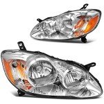 DWVO Headlight Assembly for 03-08 Toyota Corolla