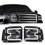LED Headlight Assembly for Ford F250-F550 2005-2007
