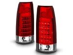 Chevy GMC C/K Red LED Tail Lights Set